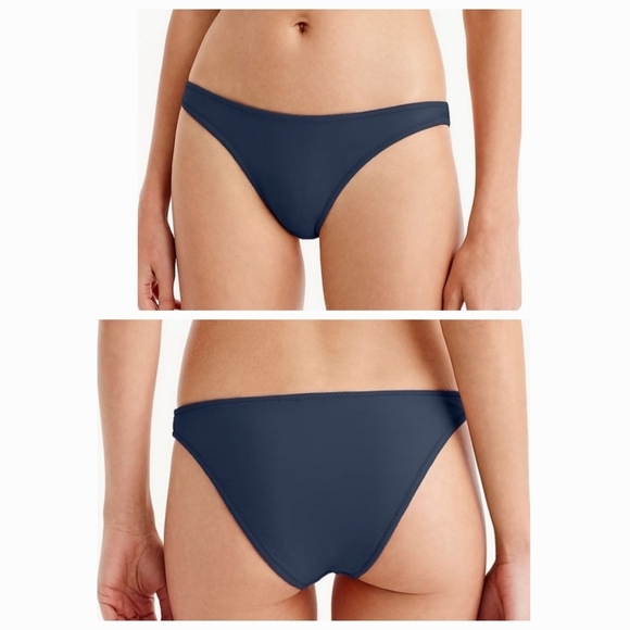 J. Crew Women's 1989 High-leg Bikini Bottom (Black) - Picture 6 of 6